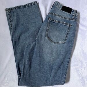 BCBGeneration Blue Relaxed Jeans with Vintage Appeal
